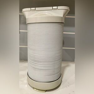White and Gray Portable Air Conditioner Hose